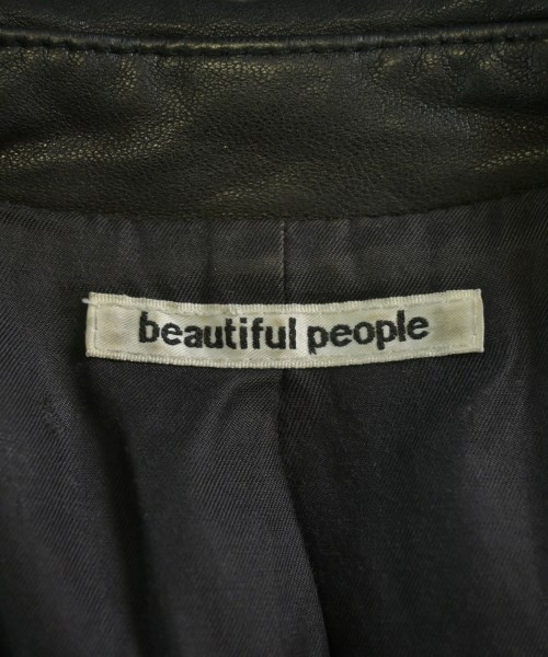 beautiful people（ビューティフルピープル）ライダース 黒 サイズ:140(S位) レディース/2200728020023