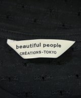 beautiful people（ビューティフルピープル）Tシャツ・カットソー 黒 サイズ:170(XL位) レディース/2200678956083