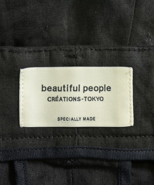beautiful people（ビューティフルピープル）ショートパンツ 黒 サイズ:36(S位) レディース/2200684843087