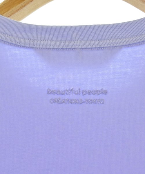 beautiful people（ビューティフルピープル）Tシャツ・カットソー 紫 サイズ:38(M位) レディース/2200685650059