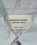 beautiful people（ビューティフルピープル）カジュアルシャツ 青 サイズ:36(S位) レディース/2200685650172