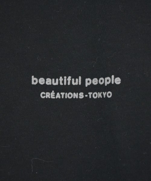 beautiful people（ビューティフルピープル）Tシャツ・カットソー 黒 サイズ:170(XL位) レディース/2200677615240