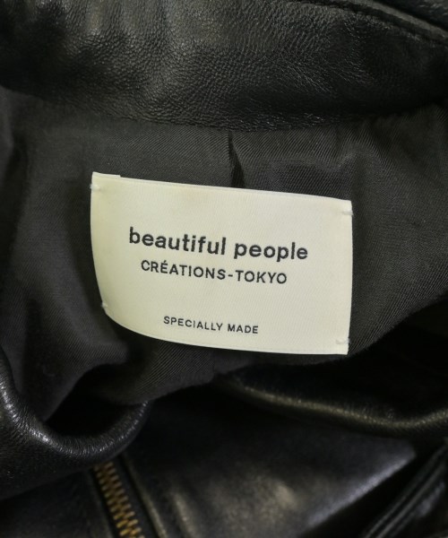 beautiful people（ビューティフルピープル）ライダース 黒 サイズ:130(XS位) レディース/2200683415179