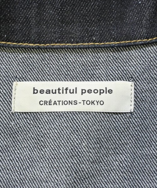 beautiful people（ビューティフルピープル）デニムジャケット 紺 サイズ:150(M位) レディース/2200685885017