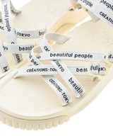 beautiful people（ビューティフルピープル）サンダル 白 サイズ:24cm レディース/2200687497027