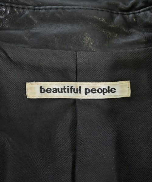 beautiful people（ビューティフルピープル）ライダース 黒 サイズ:140(S位) レディース/2200689017018