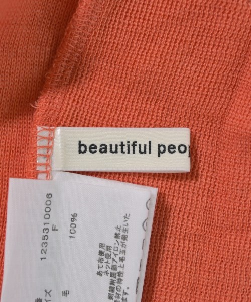 beautiful people（ビューティフルピープル）ニット・セーター オレンジ サイズ:F レディース/2200685048085