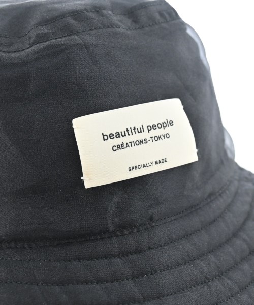 beautiful people（ビューティフルピープル）ハット 黒 サイズ:- レディース/2200686227038
