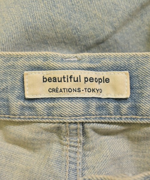beautiful people（ビューティフルピープル）ショートパンツ 青 サイズ:38(M位) レディース/2200690399035