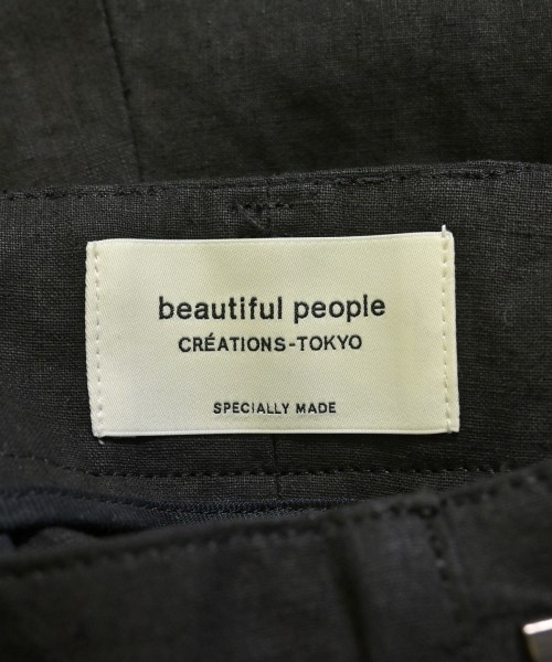 beautiful people（ビューティフルピープル）ショートパンツ 黒 サイズ:38(M位) レディース/2200690399042