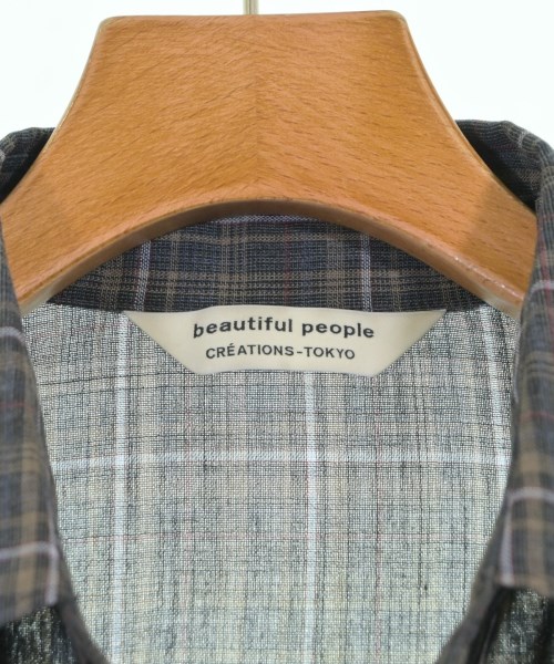 beautiful people（ビューティフルピープル）カジュアルシャツ ベージュ サイズ:42(L位) レディース/2200692247013