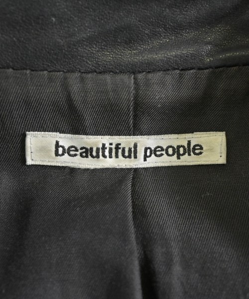 beautiful people（ビューティフルピープル）ライダース 黒 サイズ:140(S位) レディース/2200687000012