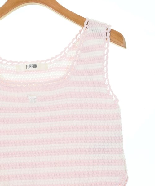 FURFUR（ファーファー）ベスト/ノースリーブ ピンク サイズ:F レディース/2200632370030