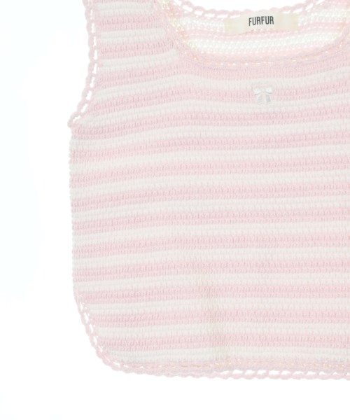 FURFUR（ファーファー）ベスト/ノースリーブ ピンク サイズ:F レディース/2200632370030