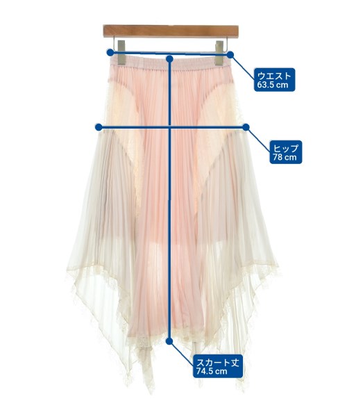 FURFUR（ファーファー）ロング・マキシ丈スカート ピンク サイズ:F レディース/2200626191115
