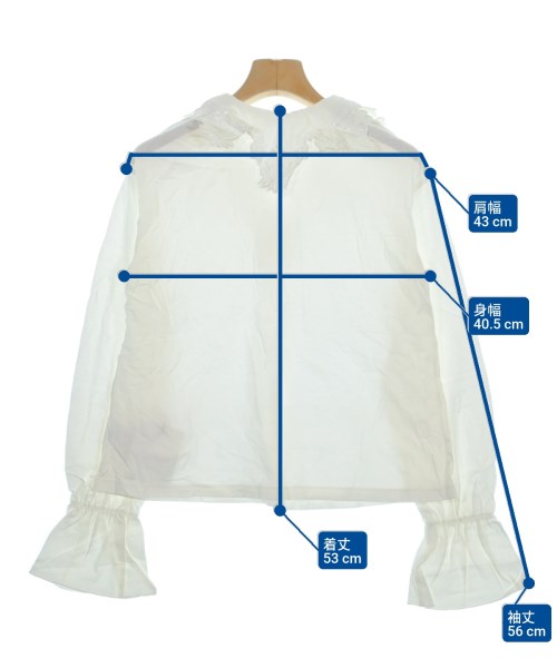 FURFUR（ファーファー）Tシャツ・カットソー 白 サイズ:F レディース/2200626191153