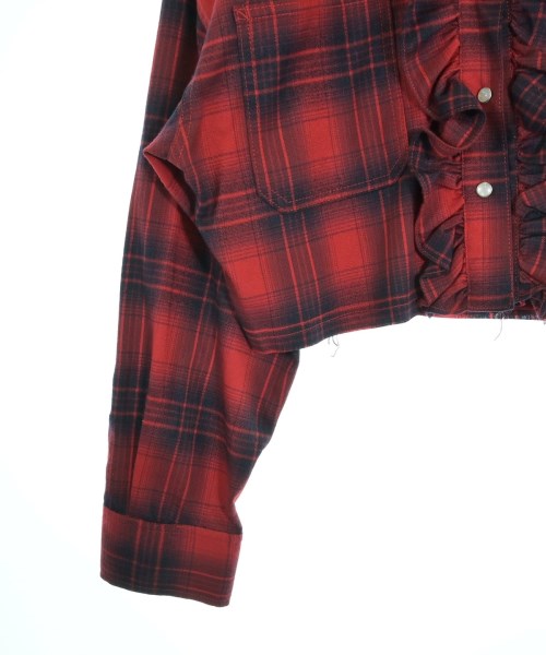 FURFUR（ファーファー）カジュアルシャツ 赤 サイズ:ONE レディース/2200639737065