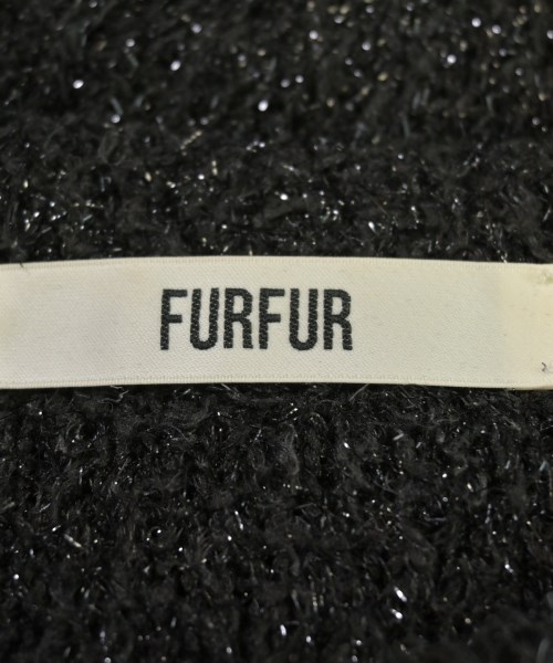 FURFUR（ファーファー）カーディガン 黒 サイズ:F レディース/2200622122021