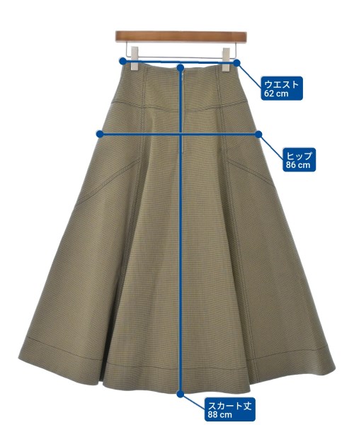 FURFUR（ファーファー）ロング・マキシ丈スカート 茶 サイズ:F レディース/2200628985064