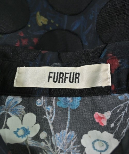 FURFUR（ファーファー）カジュアルシャツ 黒 サイズ:F レディース/2200672027086