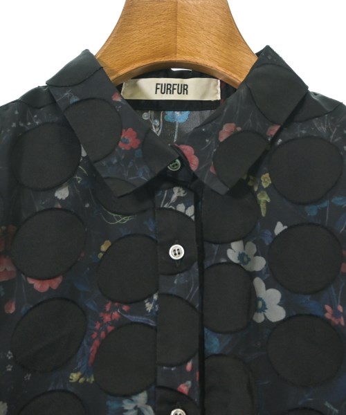 FURFUR（ファーファー）カジュアルシャツ 黒 サイズ:F レディース/2200672027086