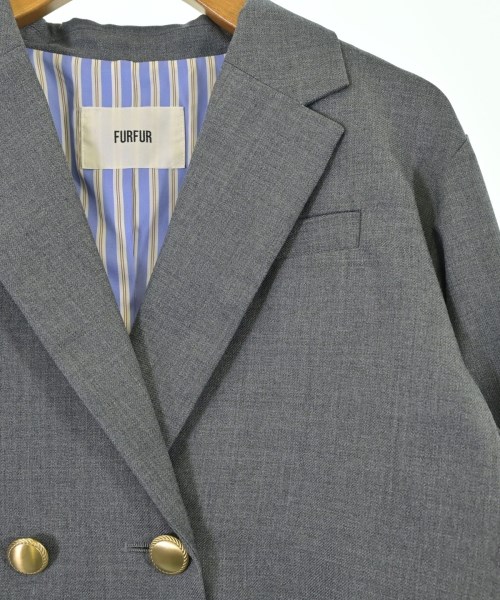 FURFUR（ファーファー）テーラードジャケット グレー サイズ:ONE レディース/2200672576010