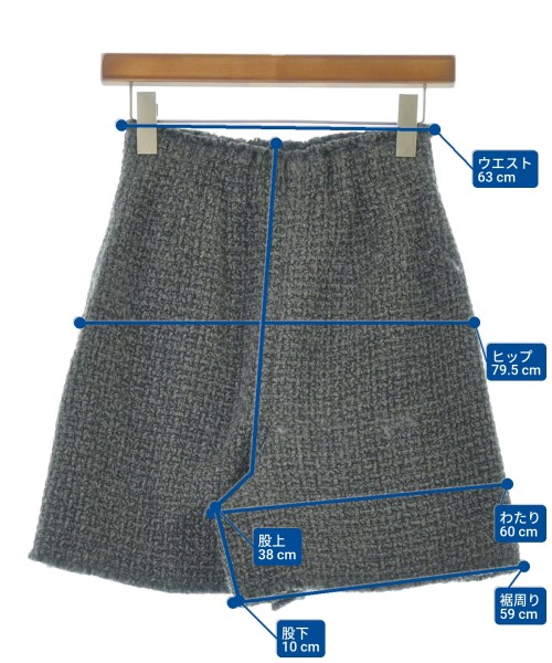 FURFUR（ファーファー）ショートパンツ グレー サイズ:F レディース/2200672576140