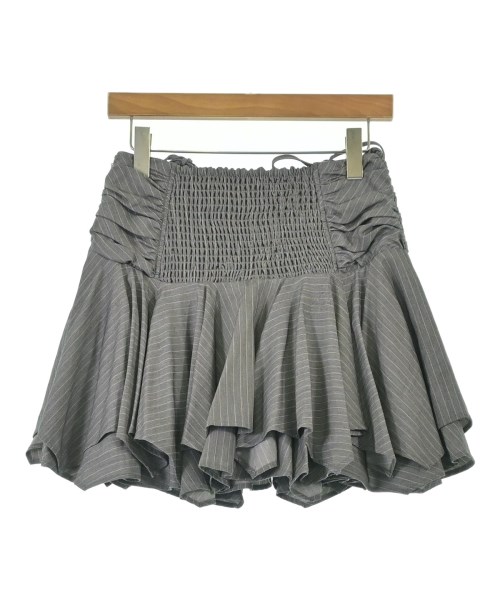 FURFUR（ファーファー）ミニスカート グレー サイズ:F レディース/2200672576157