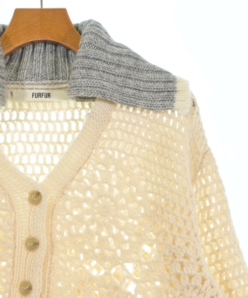 FURFUR（ファーファー）カーディガン 白 サイズ:F レディース/2200672576201