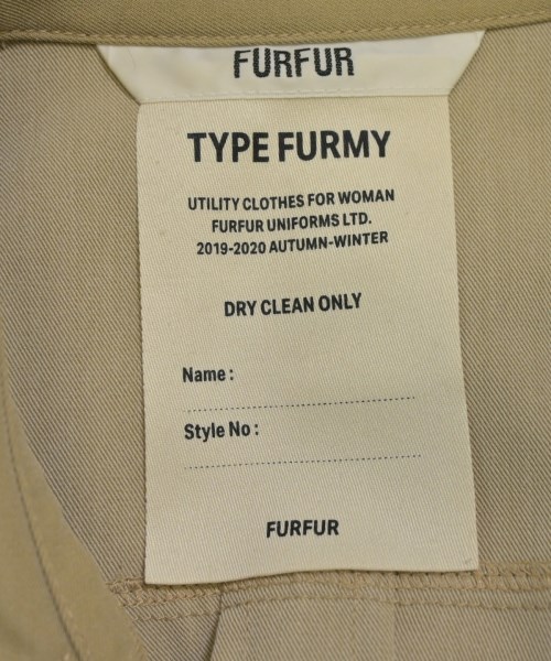 FURFUR（ファーファー）シャツワンピース ベージュ サイズ:F レディース/2200680155016