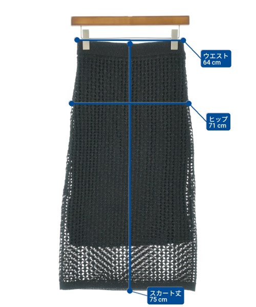 FURFUR（ファーファー）ロング・マキシ丈スカート 黒 サイズ:F レディース/2200676077070