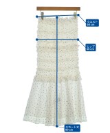 FURFUR（ファーファー）ロング・マキシ丈スカート 白 サイズ:ONE レディース/2200676077216
