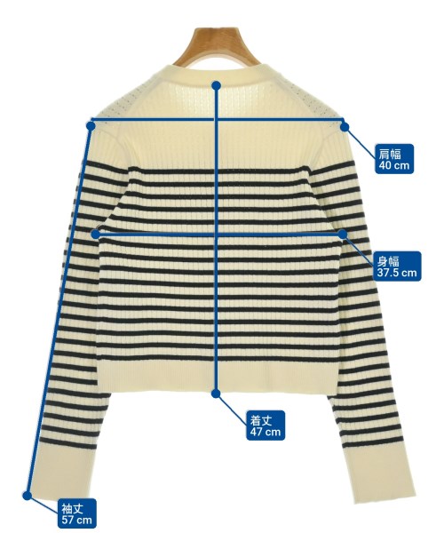 FURFUR（ファーファー）カーディガン 白 サイズ:F レディース/2200676077308