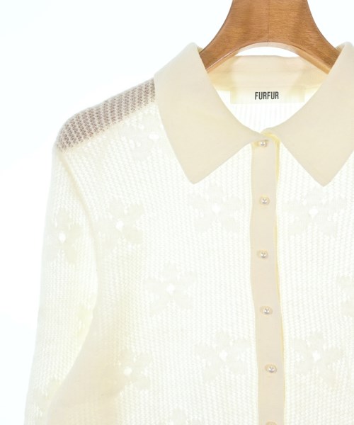 FURFUR（ファーファー）カーディガン 白 サイズ:F レディース/2200676077315