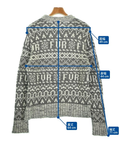 FURFUR（ファーファー）ニット・セーター グレー サイズ:ONE レディース/2200676077353