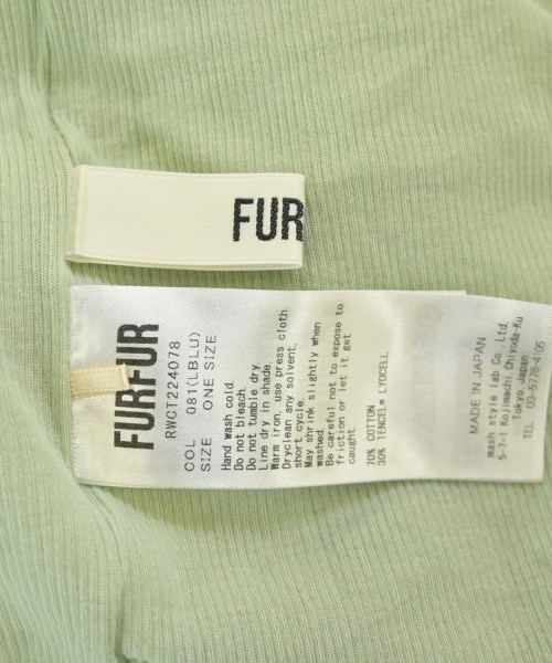 FURFUR（ファーファー）Tシャツ・カットソー 緑 サイズ:F レディース/2200676077605