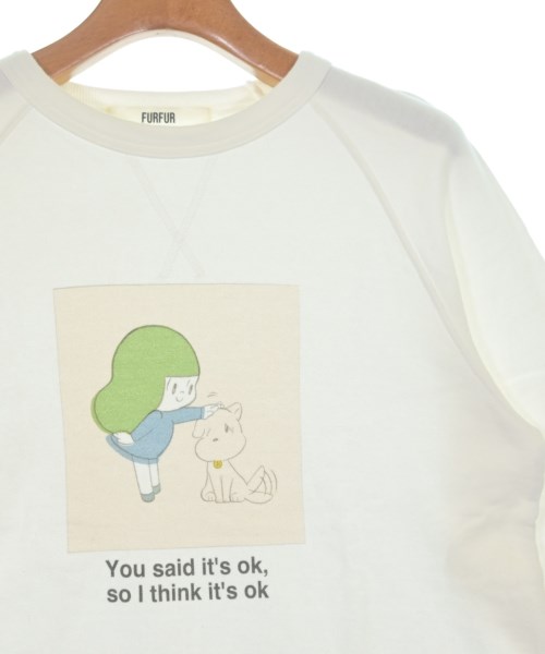 FURFUR（ファーファー）Tシャツ・カットソー 白 サイズ:ONE レディース/2200676077629