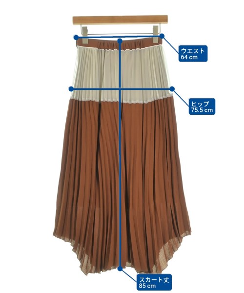 FURFUR（ファーファー）ロング・マキシ丈スカート 茶 サイズ:F レディース/2200657277109