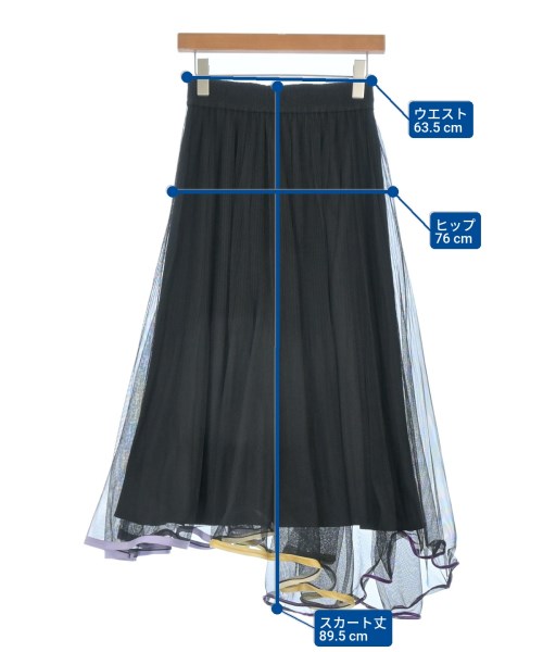 FURFUR（ファーファー）ロング・マキシ丈スカート 黒 サイズ:F レディース/2200655665038