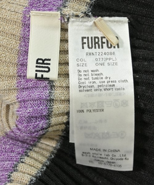 FURFUR（ファーファー）ニット・セーター ベージュ サイズ:F レディース/2200657758011
