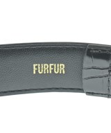 FURFUR（ファーファー）ベルト 黒 サイズ:- レディース/2200719244049