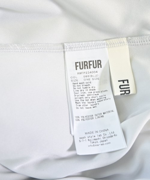 FURFUR（ファーファー）その他 青 サイズ:F レディース/2200716060598
