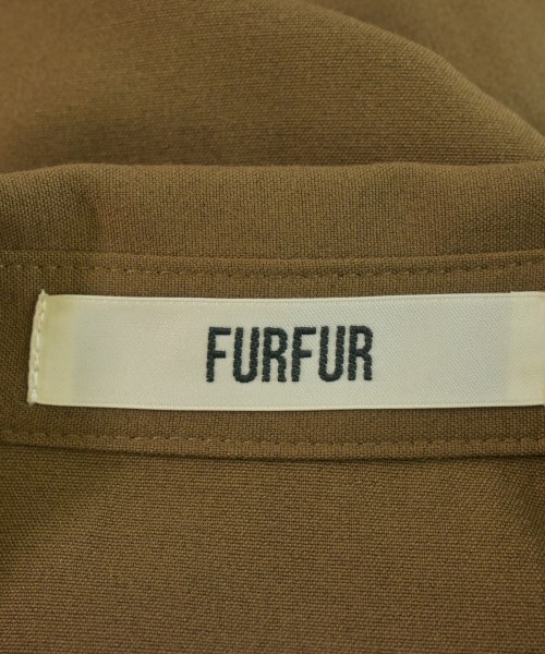 FURFUR（ファーファー）シャツワンピース 茶 サイズ:F レディース/2200716060802