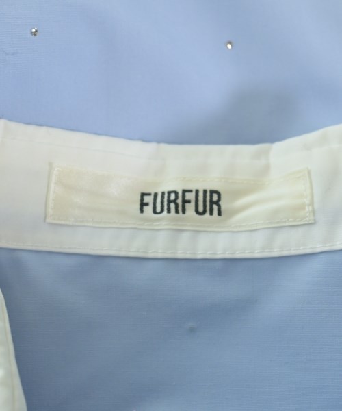 FURFUR（ファーファー）カジュアルシャツ 青 サイズ:F レディース/2200645751109