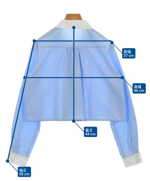 FURFUR（ファーファー）カジュアルシャツ 青 サイズ:F レディース/2200645751109