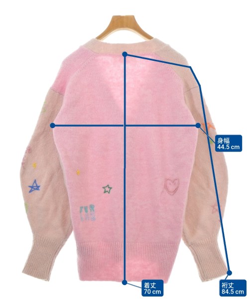 FURFUR（ファーファー）カーディガン ピンク サイズ:ONE レディース/2200652598032