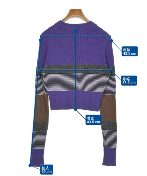 FURFUR（ファーファー）ニット・セーター 紫 サイズ:-(M位) レディース/2200662145059