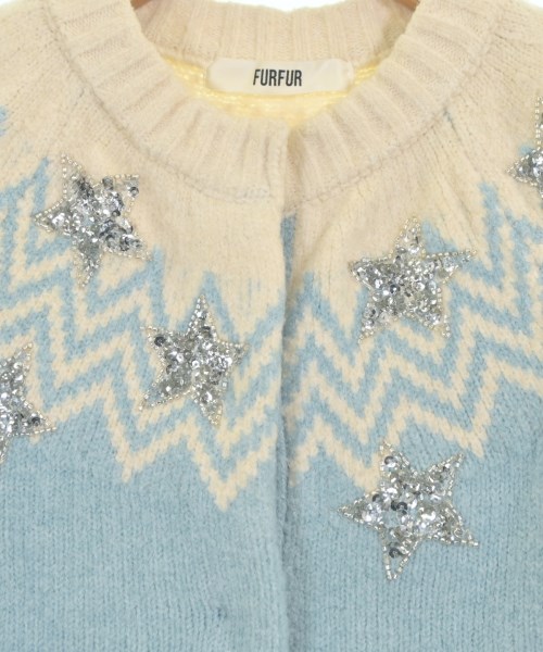 FURFUR（ファーファー）カーディガン 青 サイズ:F レディース/2200678909010