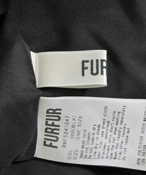 FURFUR（ファーファー）ミニスカート 黒 サイズ:F レディース/2200673241023