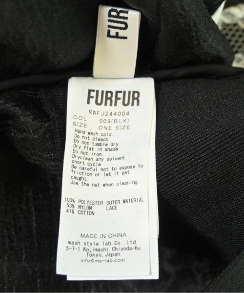 FURFUR（ファーファー）その他 黒 サイズ:F レディース/2200691784199